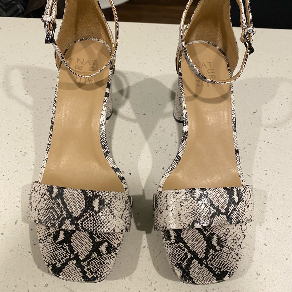 Snakeskin heels